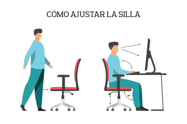 Sillas de escritorio ajustes
